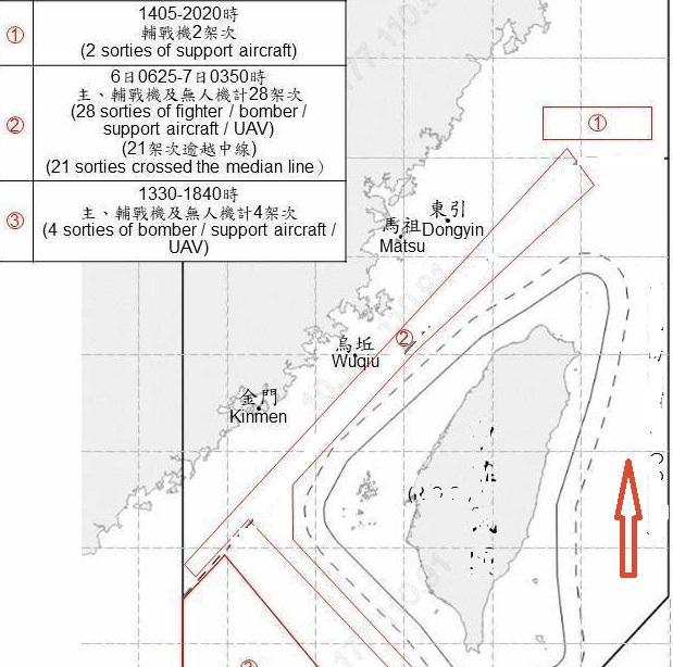 【一次低调的围“独”打击预演！】根据台军方公布，6月6日下午解放军“联合战备警巡