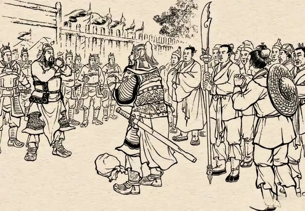 此人竟引得关羽如此恭敬地抱拳，是何方神圣也？看他这身形，应该也是武艺不...