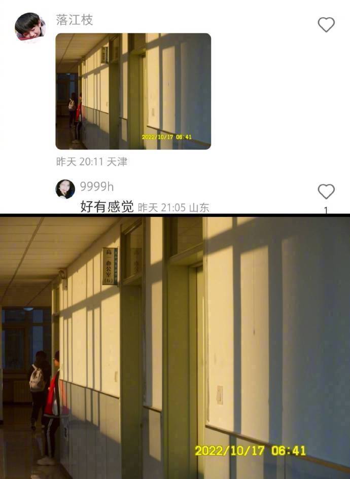 高中的走廊承载着青春回忆。