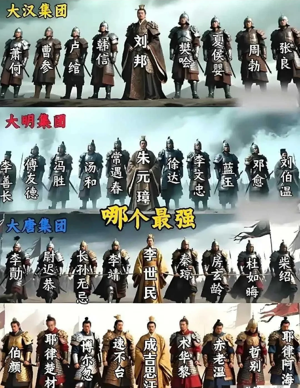 这四家打仗的话哪家最强？