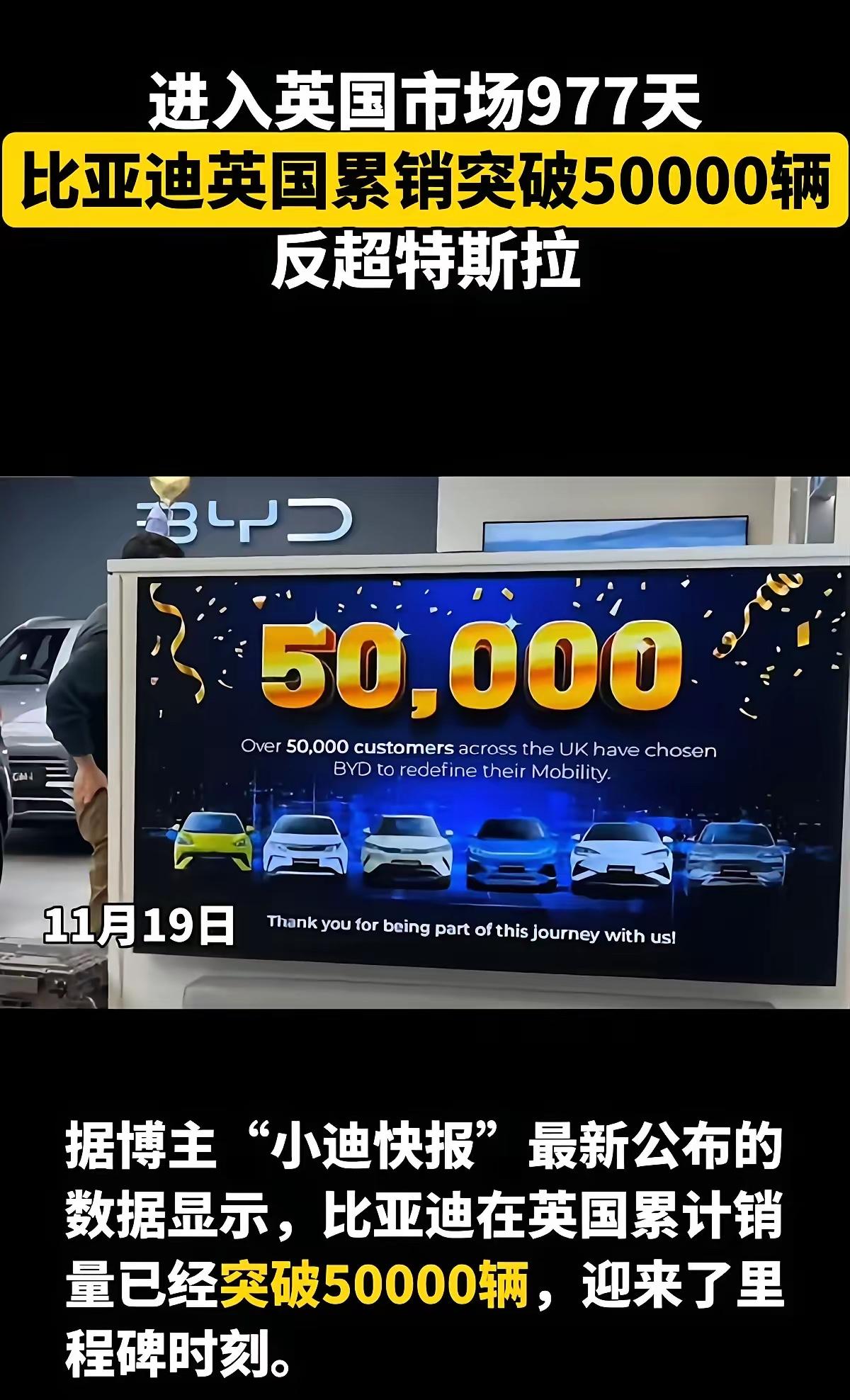 比亚迪在英国把事情搞大了，很快王传福和李柯就会过去处理！比亚迪在英国上市977