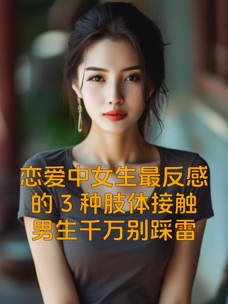 恋爱中女生最反感的3种肢体接触，男生千万别踩雷