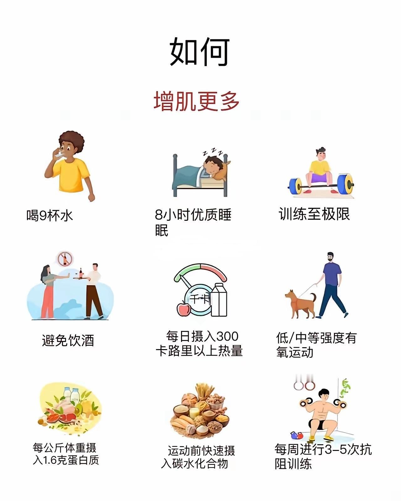 如何增强自己的肌肉...