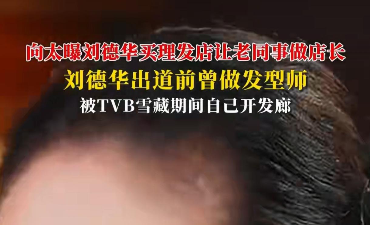 刘德华这波操作太圈粉！买旧理发店让老同事当店长，红了40年不是没道理向太最