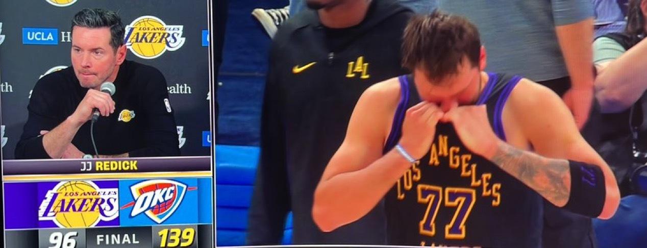 雷迪克赛后采访说的是人话吗？居然说什么“东契奇上半场已经拉伤了腿筋，但下半场已