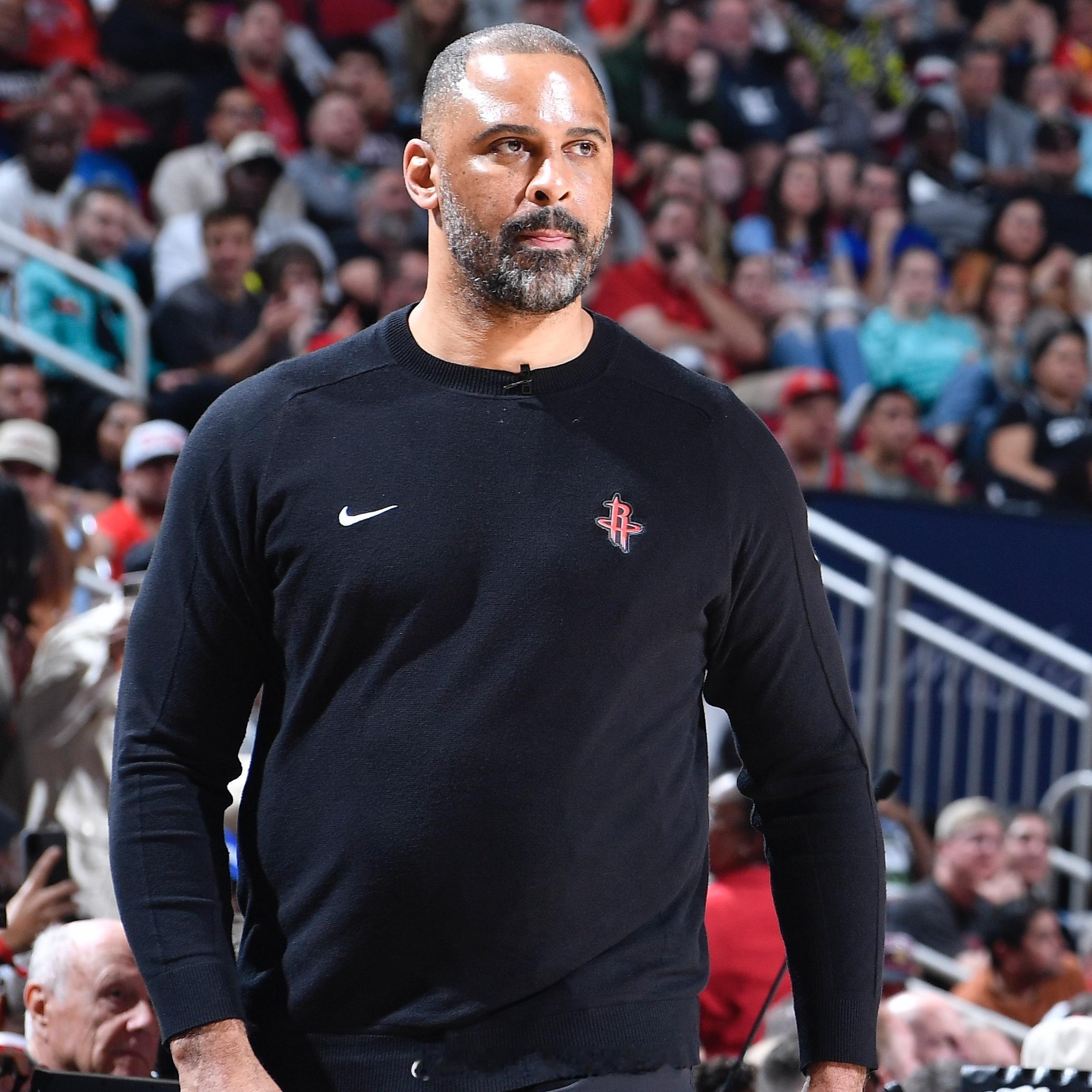 乌度卡被问到如何看待球队今天在限制哈登上罚球线方面的表现（哈登今天只有5个罚球命