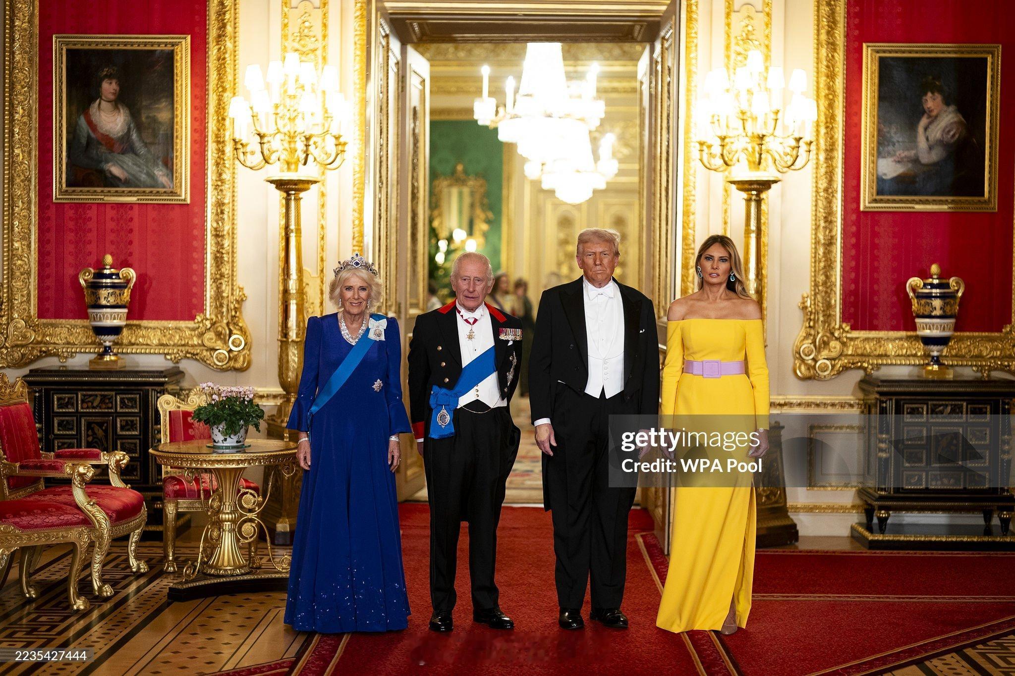 英国王室2025年9月17日，查尔斯三世和卡米拉王后在温莎城堡主持美