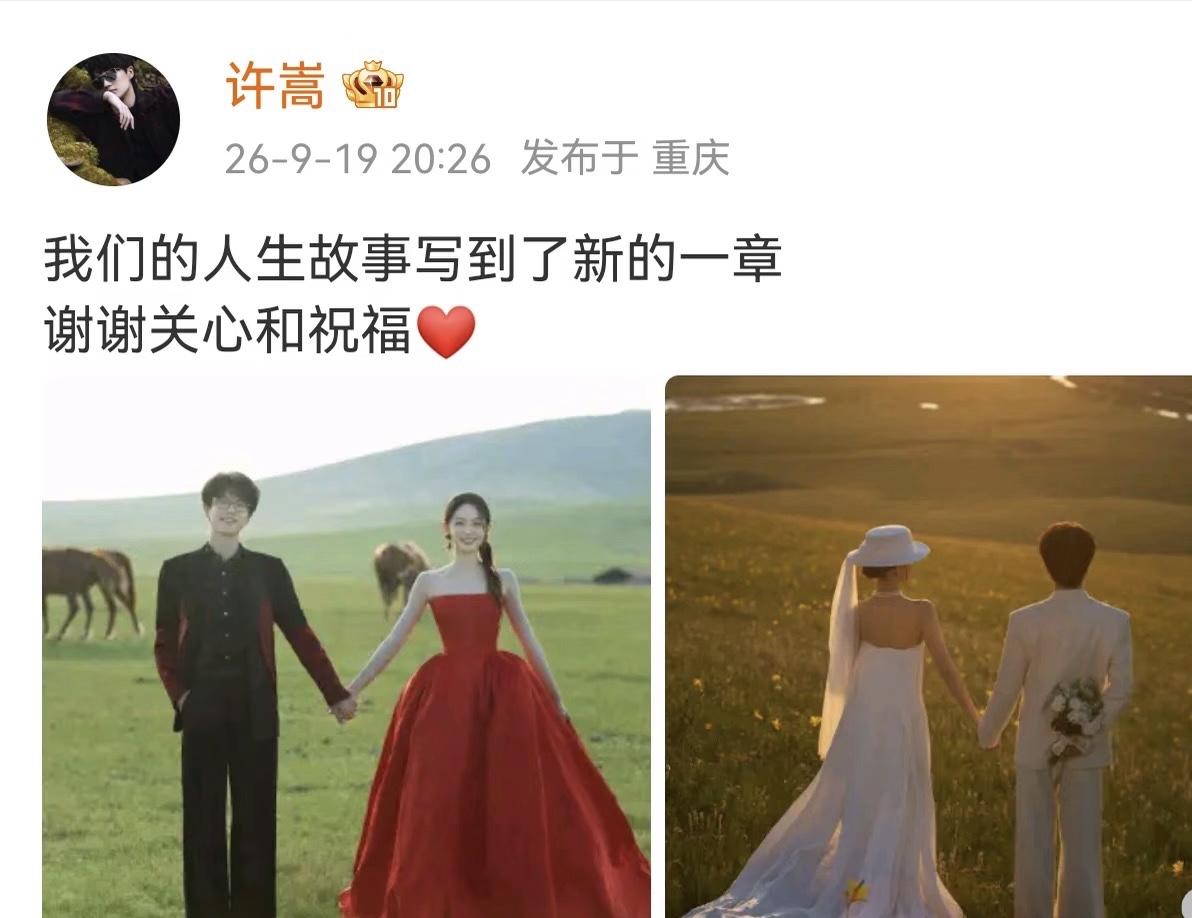 许嵩你让我感到很陌生，16年粉丝脱粉了第一，你结婚我非常祝福，但你结婚对象冯禧
