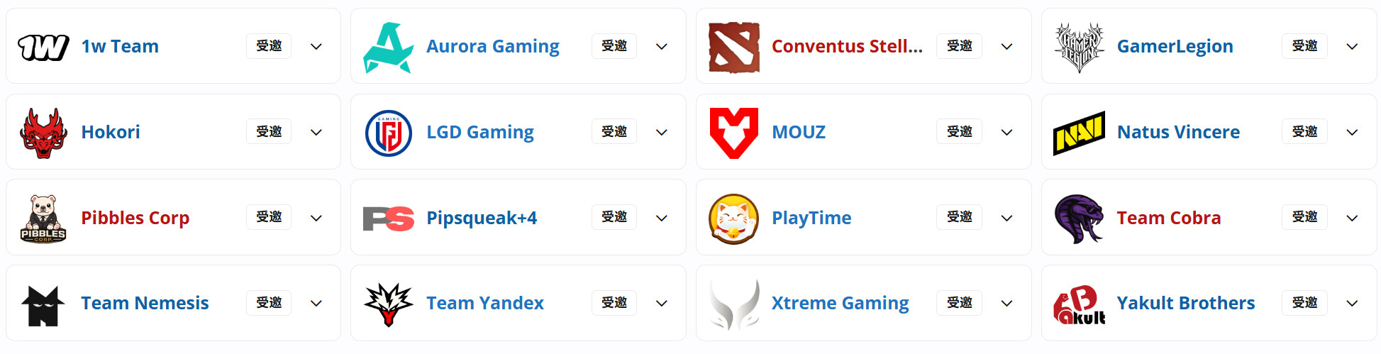 #DOTA2#新赛季第一个大型第三方赛事PGL瓦拉几亚第九季早些时候公布了16支直邀战队👌HOHO