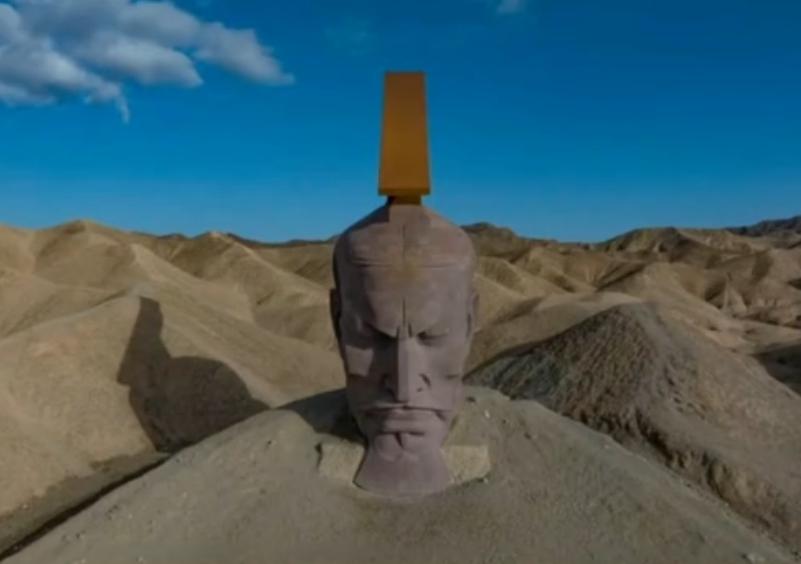 刷抖音发现了让汉人震惊，愤怒的视频！瓜州建了一个汉武帝的雕像，这本身没什么问题