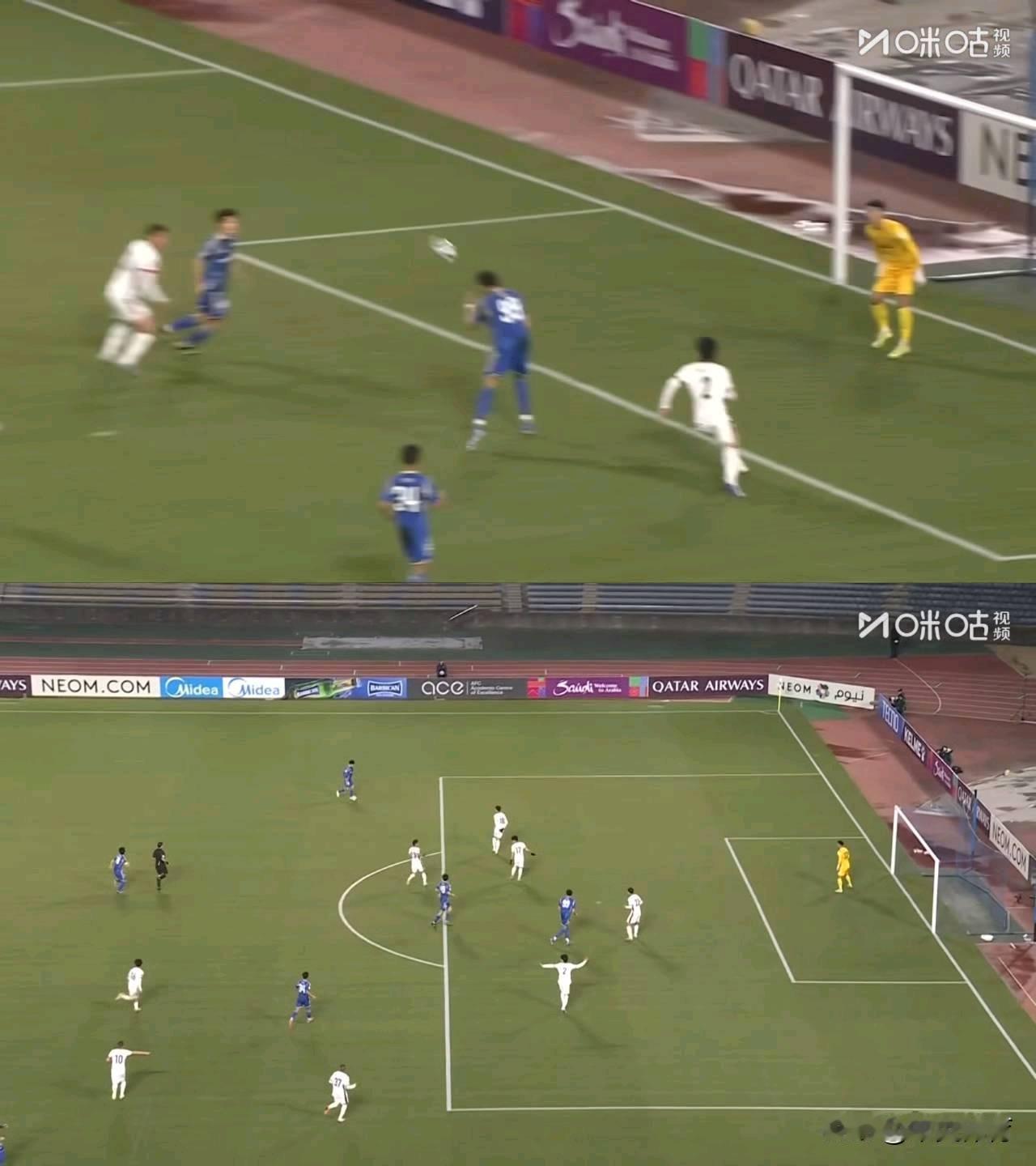上半场刚刚开始第六分钟，成都蓉城的韦林顿席尔瓦传球失误，町田泽维亚抓住机会，由中