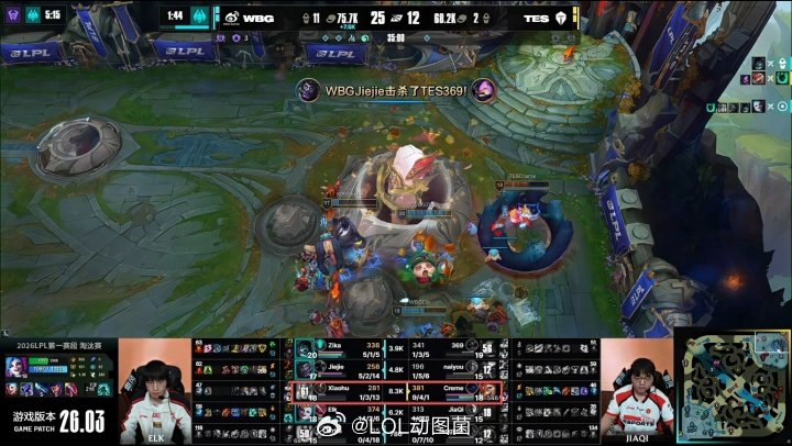 孤胆英雄Creme！小火龙35分钟546层Q，领先小虎8k经济却难求一胜TES