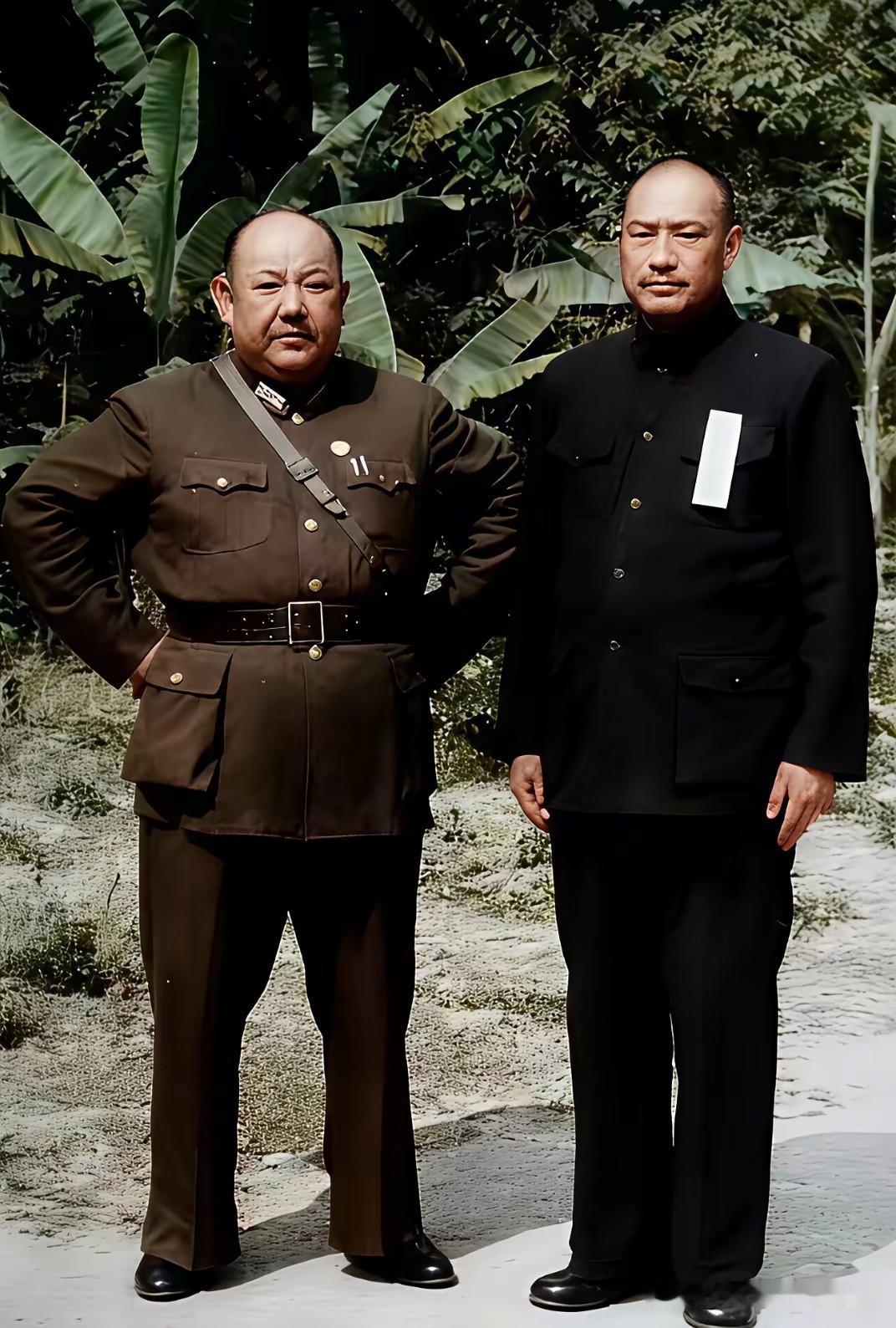 有认识这两个衣冠楚楚道貌岸然的历史罪人吗？苍天无眼，怎么能让他们得以老死呢？提示