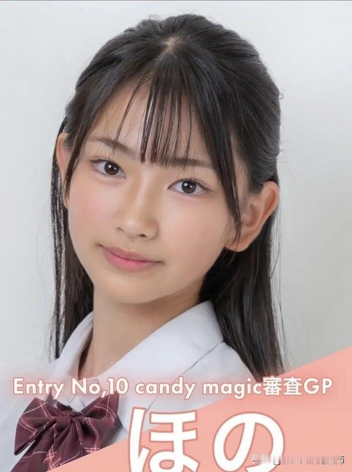 这位就是被日本评委评选出的日本“最可爱女初中生”！日本人的审美果然不一样！