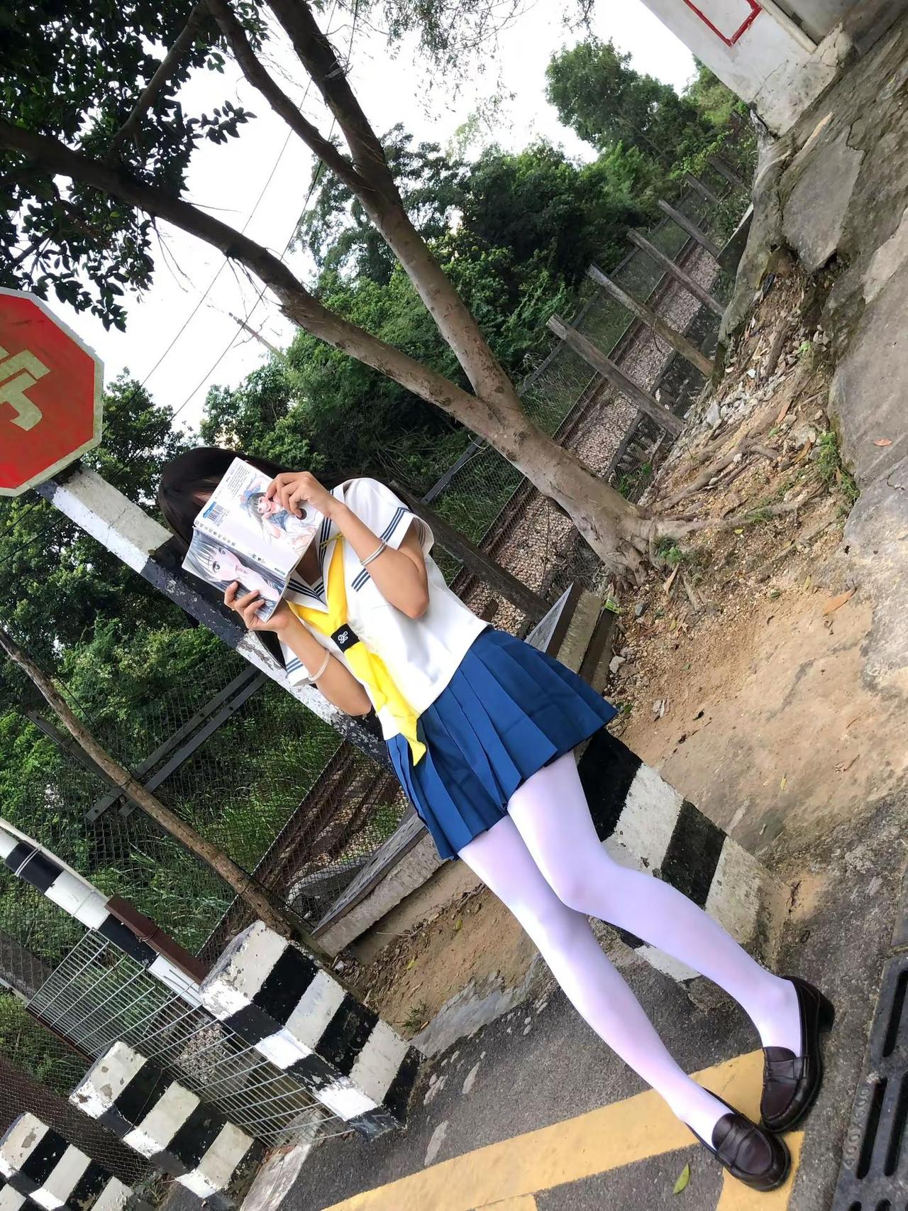 她实在可爱坏一点怎么了jkjk制服日系少女感穿搭