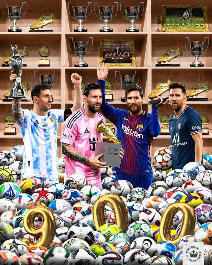 900球里程碑！欧洲媒体集体熬夜为梅老板刷屏🇦🇷当迈阿密凌晨的球网被第9