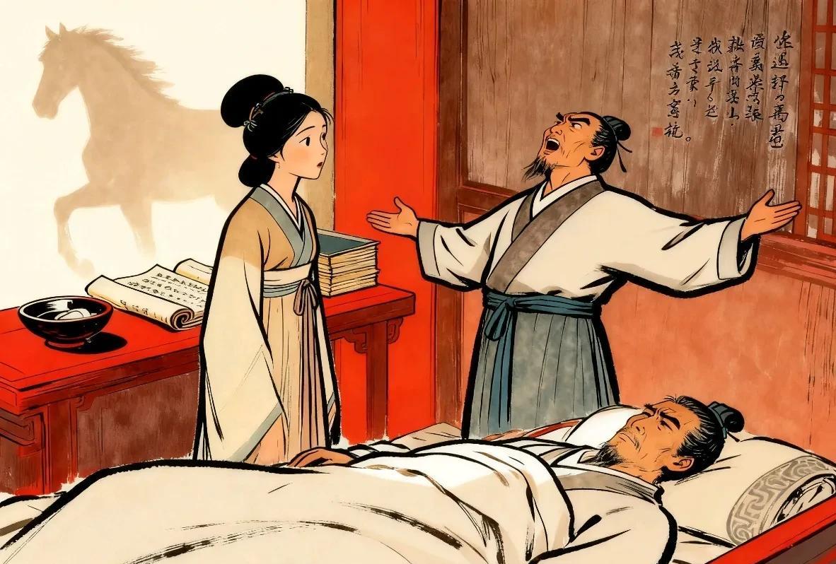 郑虔是杜甫的挚友，他平时四处宣扬杜诗可治病，结果有一天真病倒了，杜甫被迫给他写了