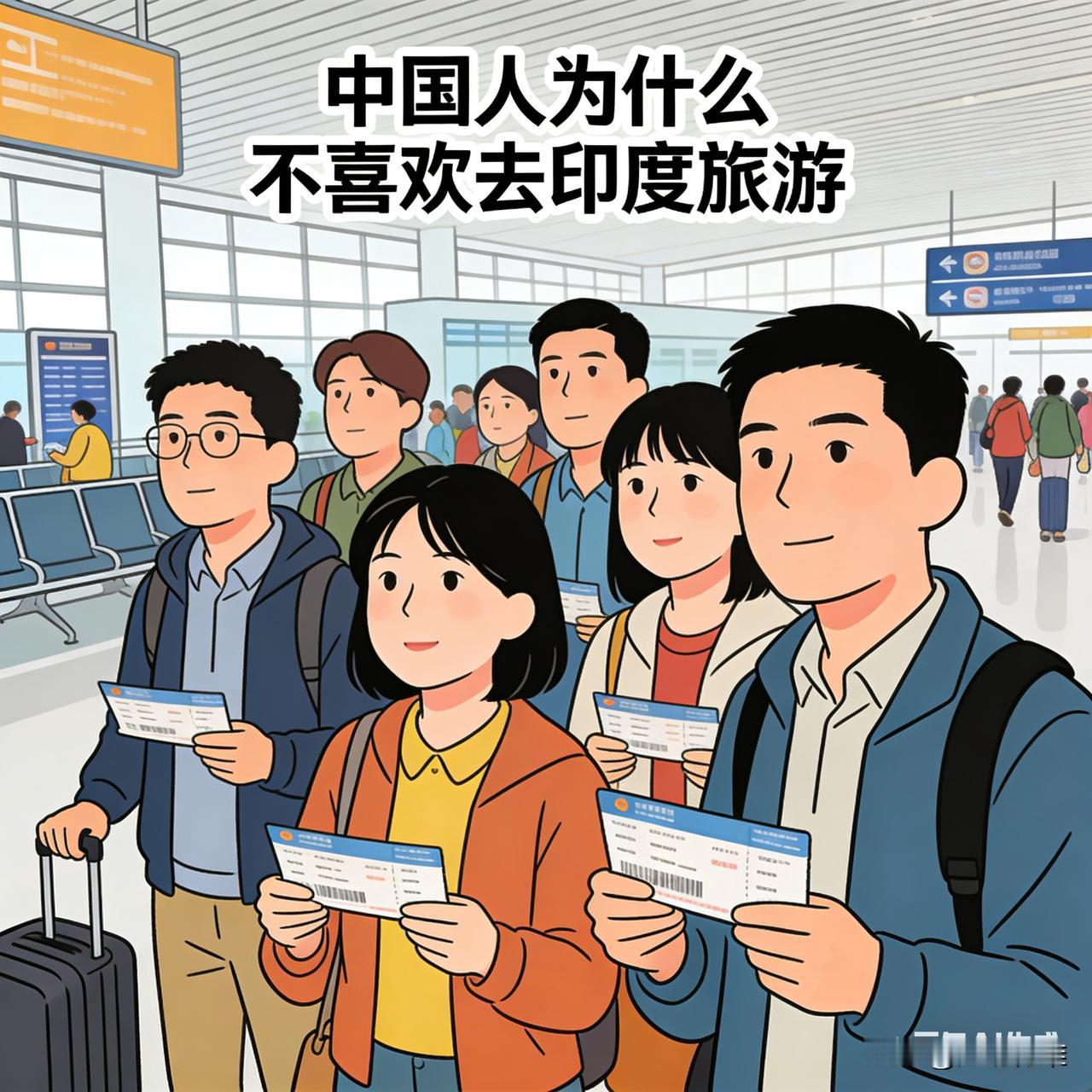 中国人较少选择印度作为旅游目的地，是安全顾虑、基础设施、文化差异等多方面因素叠加