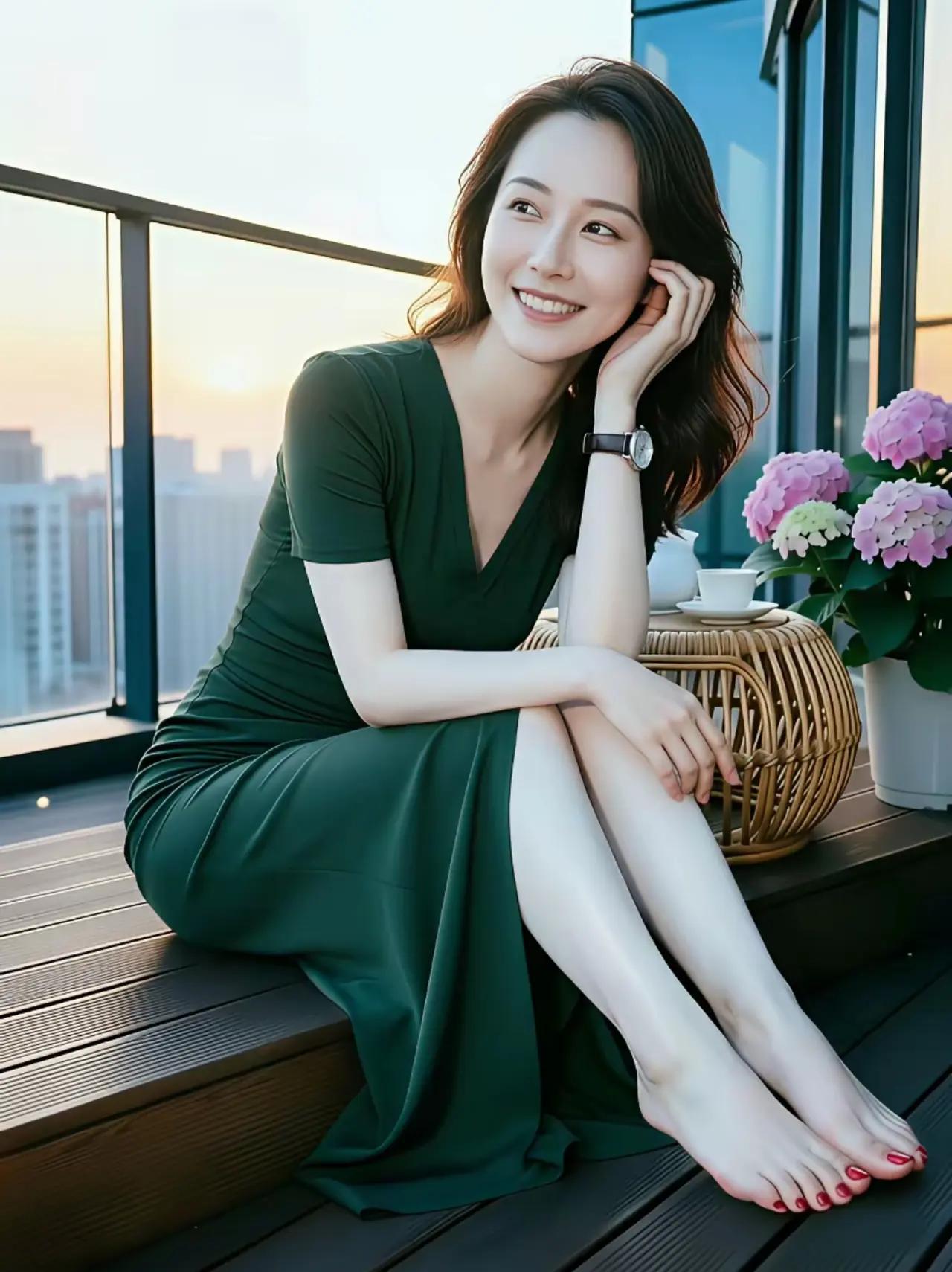 人美就算了，脚丫子还那么好看。