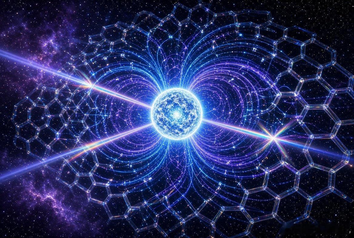 科学家可能已经观察到，在一颗超强磁场恒星周围，空旷空间表现得像晶体一样。2026