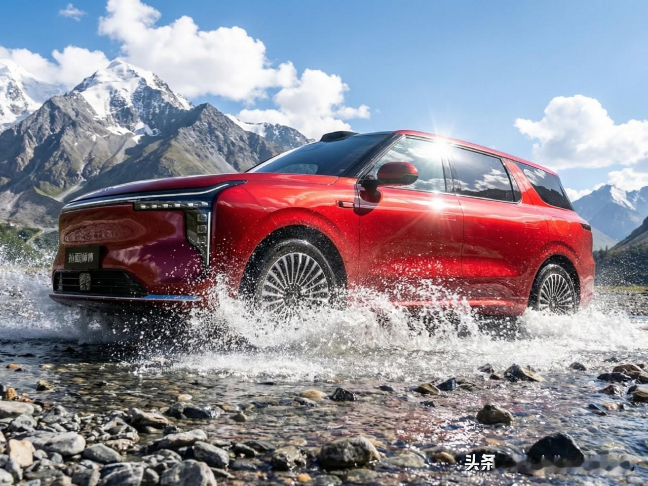 LS8应该是上汽智己最帅的车型了吧！智己LS8近期发布官图，我轻改一下，换了轮