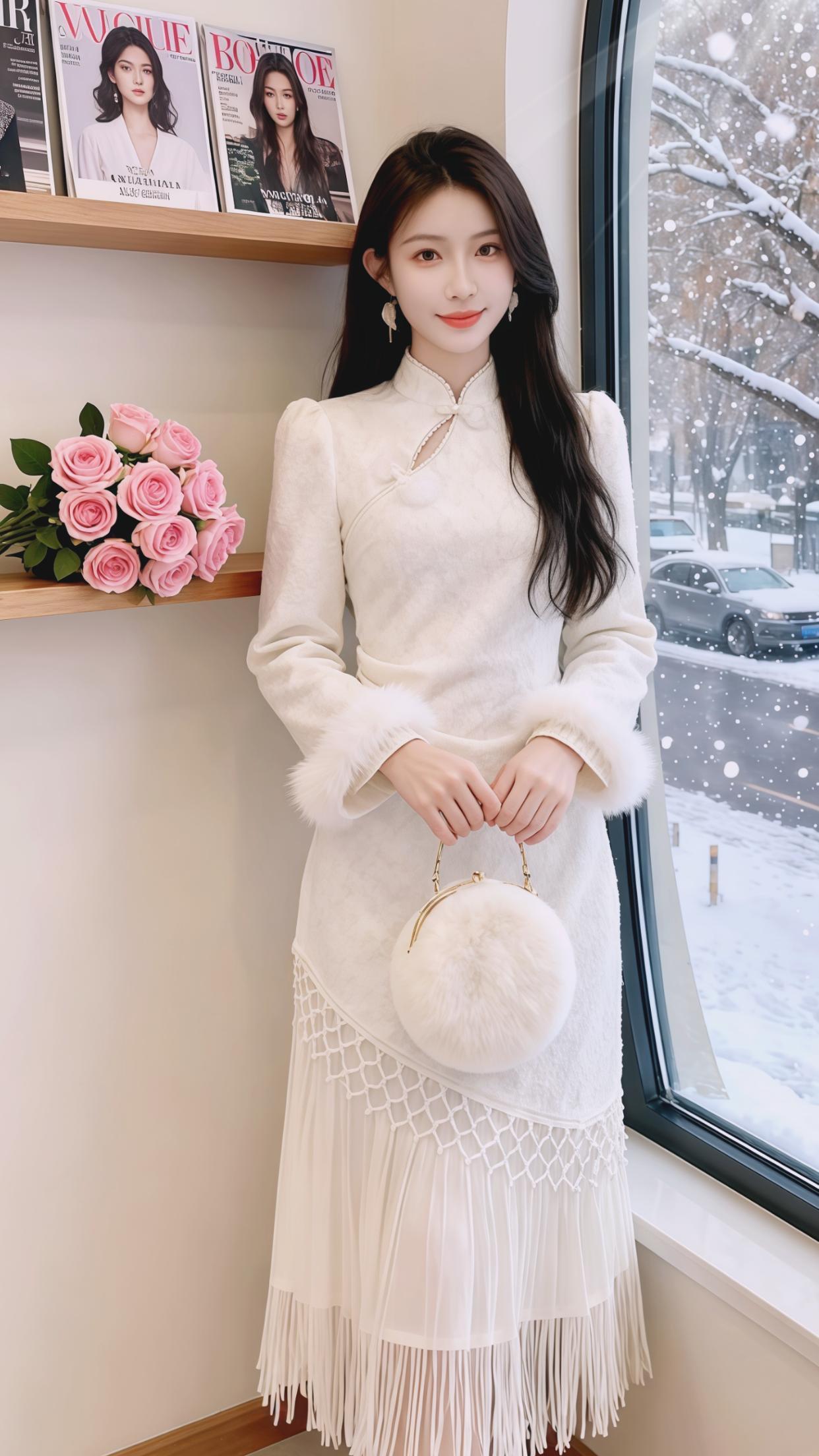 优雅气质穿搭高级感旗袍新中式