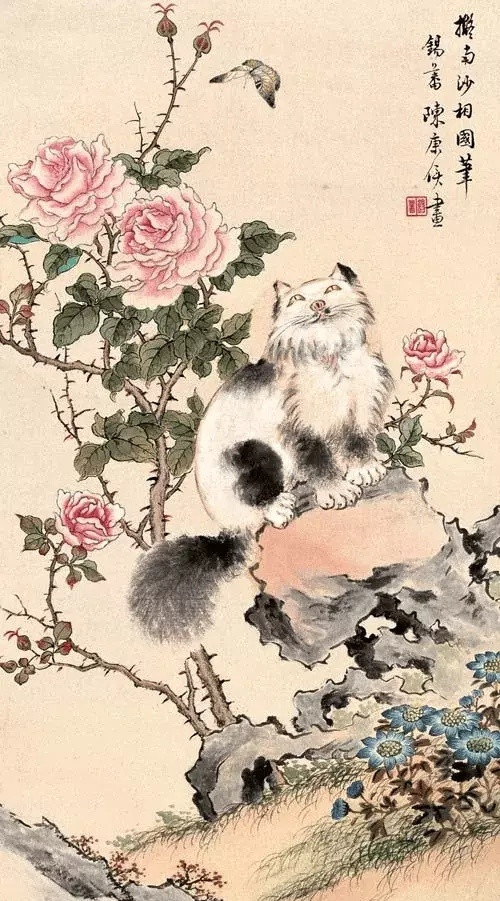 陈康侯（1866—1937）字锡蕃。江苏扬州人。海派名家之一。工山水、人物、花鸟