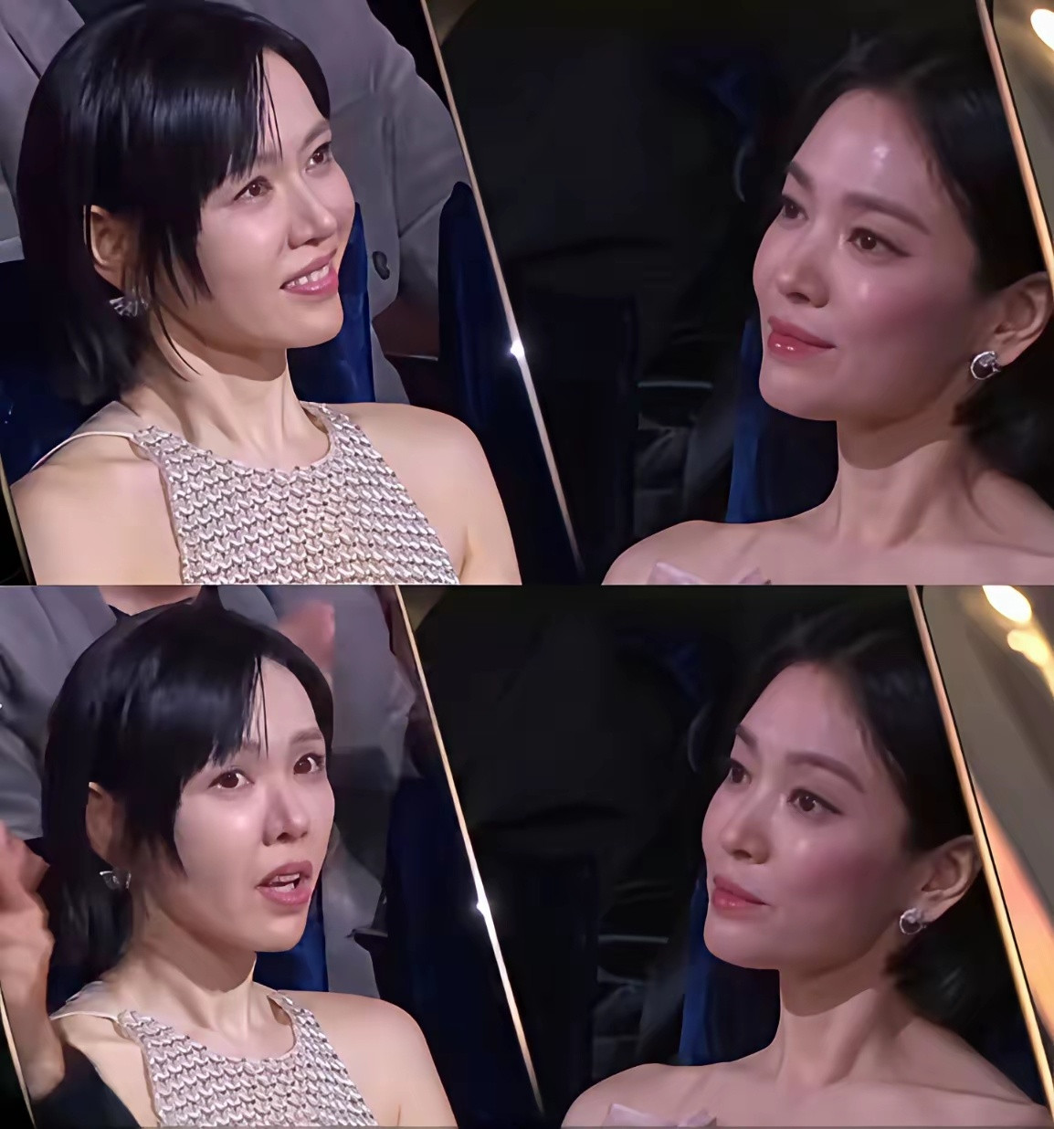 美人迟暮是真的啊！孙艺珍现在的脸已经完全不认识了宋慧乔是一点面子都不给啊以前的孙