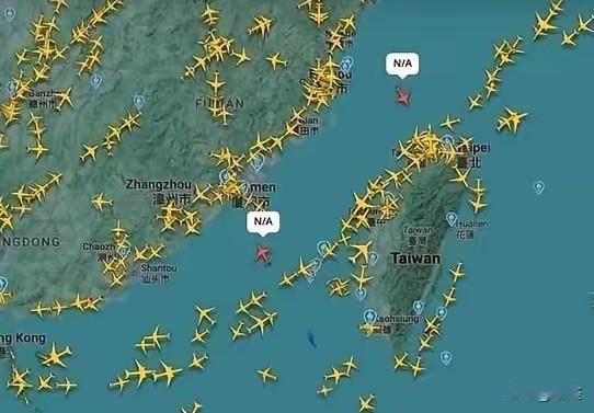 台海空域最新变化！M503航线国际航班暂消，预警机信号公开释放关键信号台海空