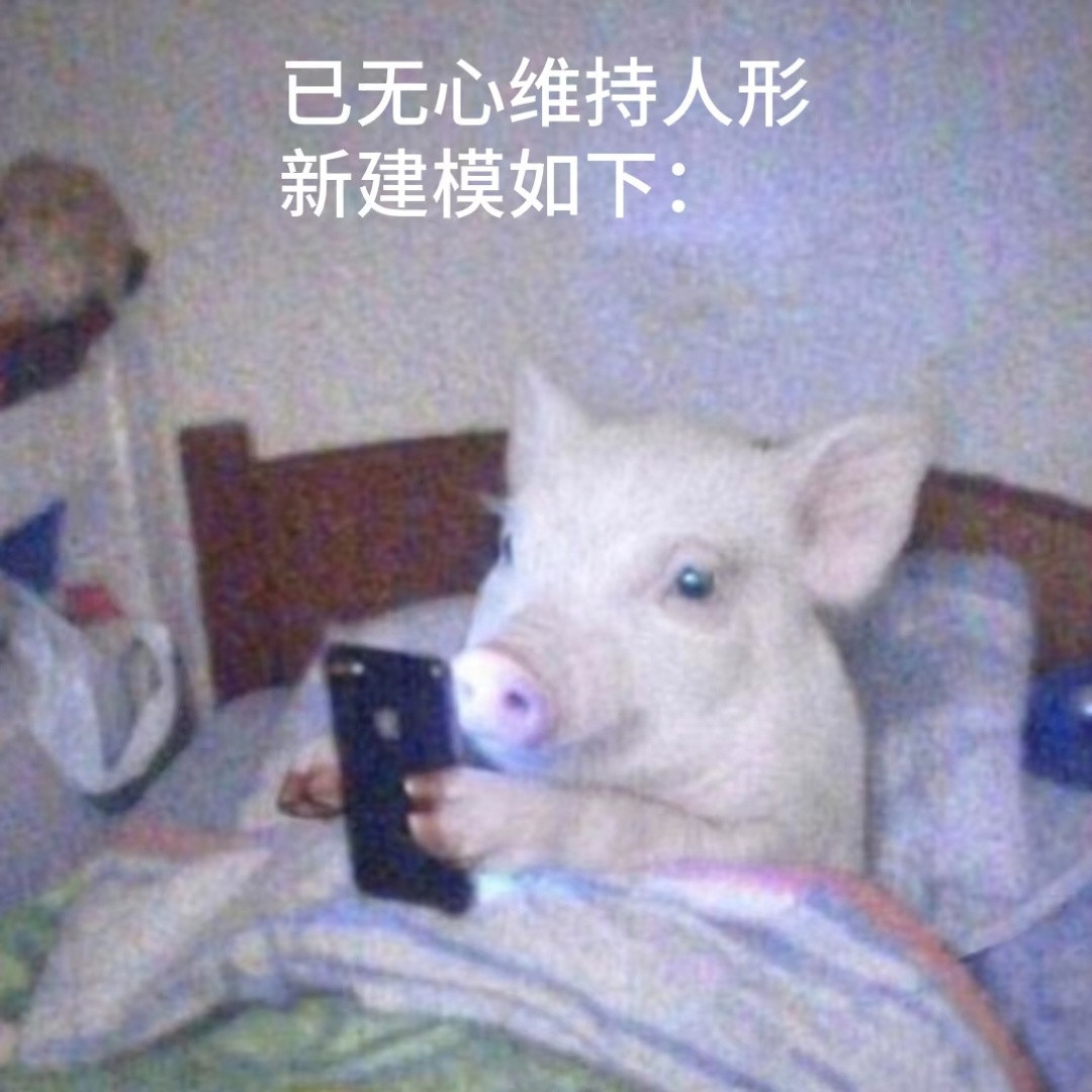 已无心维持人形状新建模如下