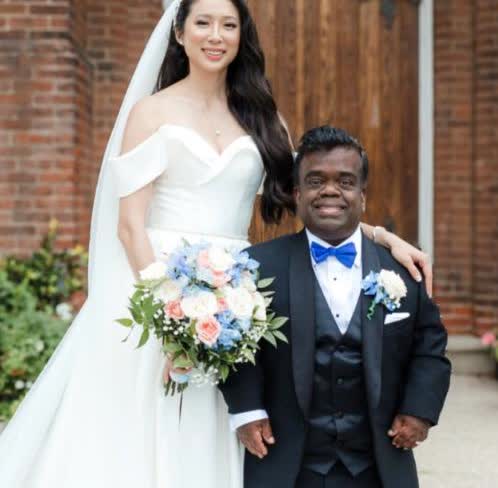 这就是真爱！加拿大多伦多的亚裔新娘，安妮塔·荣·李是一位在英国出生，现居加拿