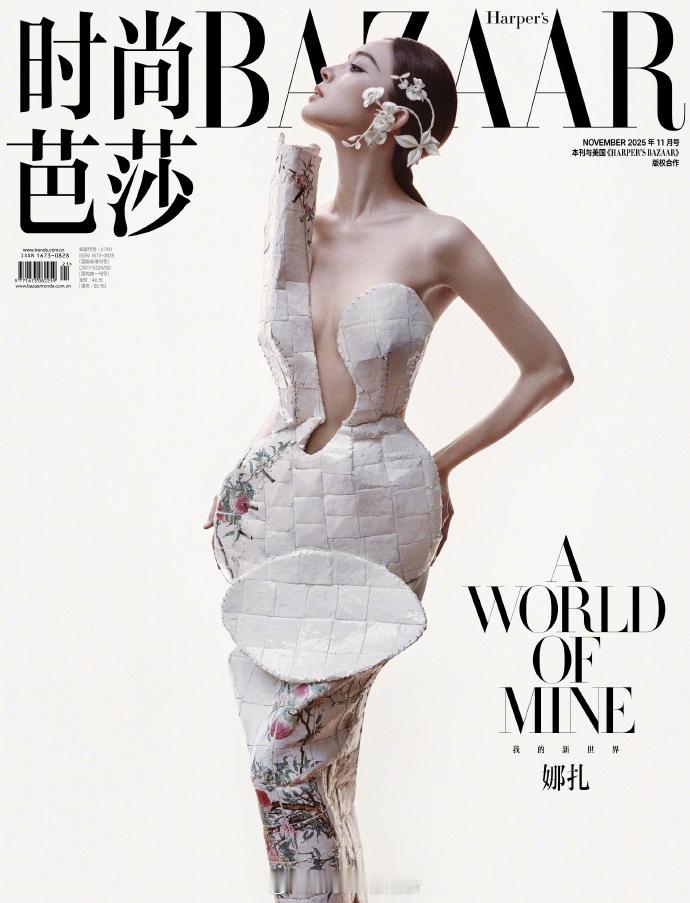 娜扎二登芭莎柳宗源拍的娜扎柳宗源镜头下的娜扎独具风格，助力其二登芭莎，大片中她