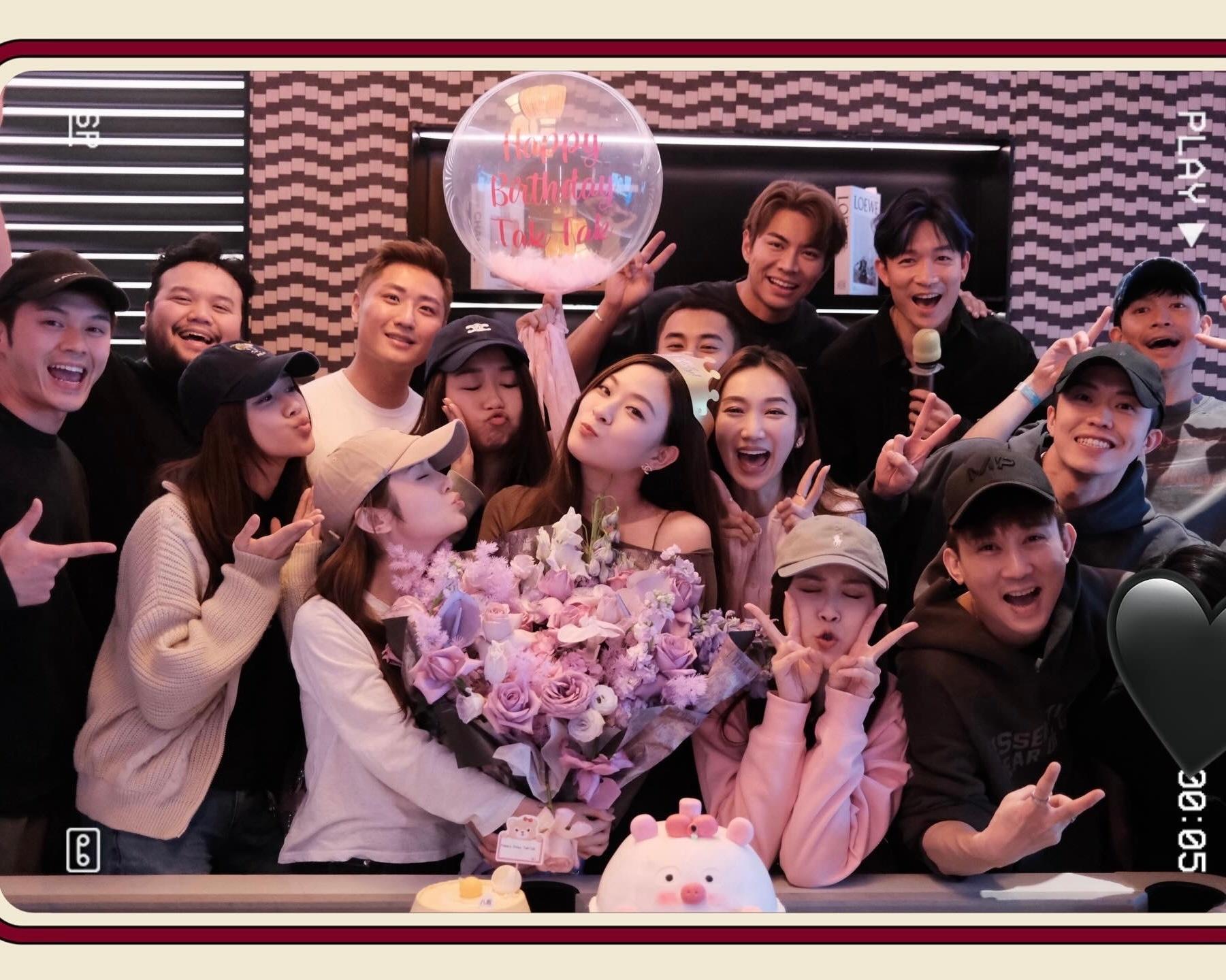 陈懿德28岁生日，绯闻男友罗天宇参加生日派对。