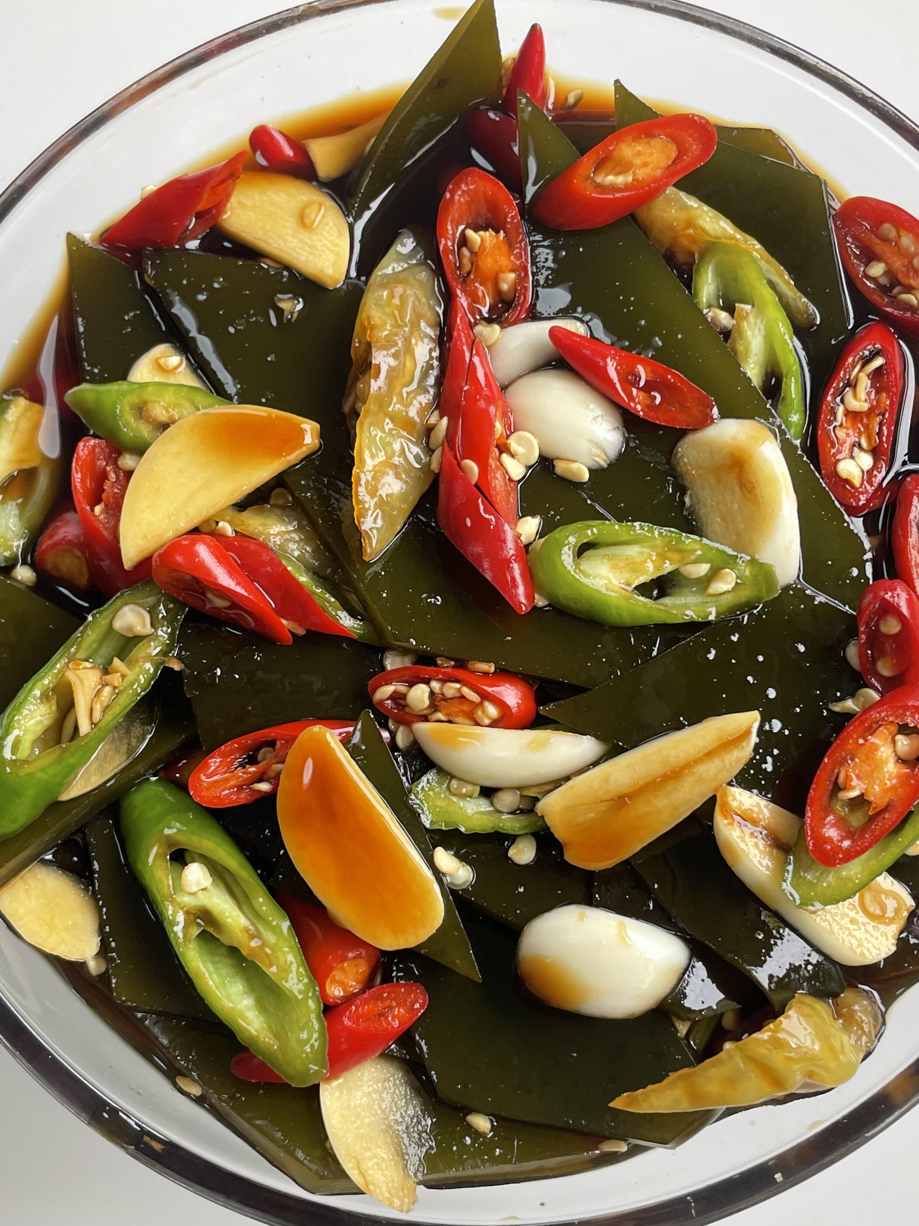 饭馆表哥私藏配方！醋泡海带酸辣过瘾家人们谁懂啊😭被开饭馆的表哥狠狠拿捏了！