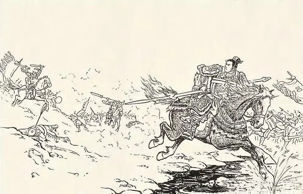 天下无敌的温侯吕布，此时被打倒拖画戟，狼狈不堪。虎牢关面对八路诸侯，面...