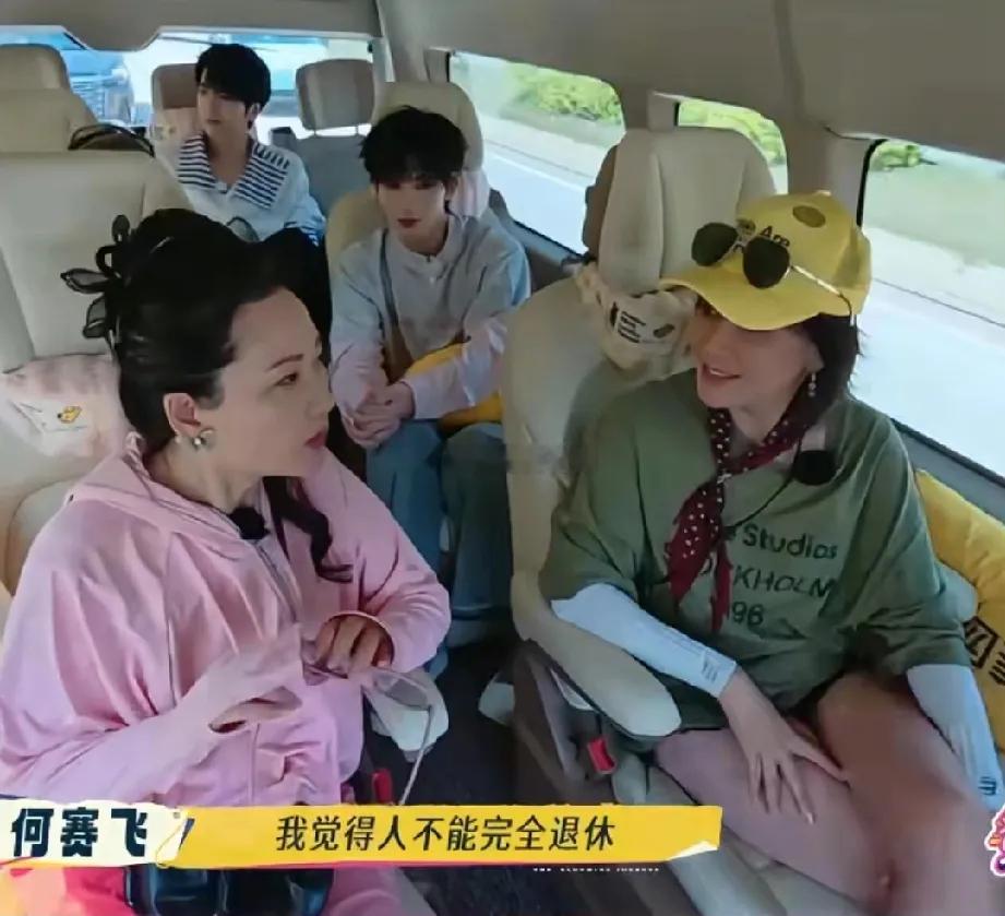 何赛飞的观点挺实在的——退休与否，核心还是看个人状态和意愿。对她来说，保持做事的