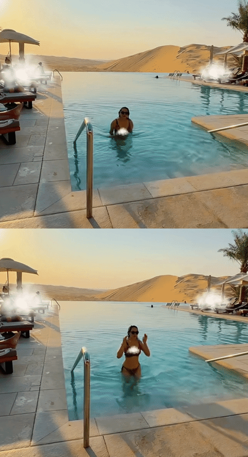 伊能静还是太保守了，这么让人生理性喜欢的身材，居然还给自己打码，而且还藏在视频中