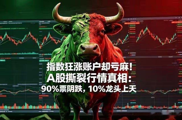 指数天天涨，个股天天亏：A股早就换了赛道，散户做好甩下车准备最近的盘面很好玩，两