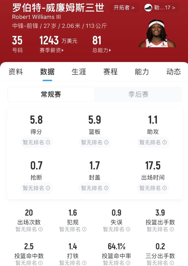 理性讨论，我勇休赛期能不能和开拓者进行交易，具体大框架是库明家给他三千万年薪，先