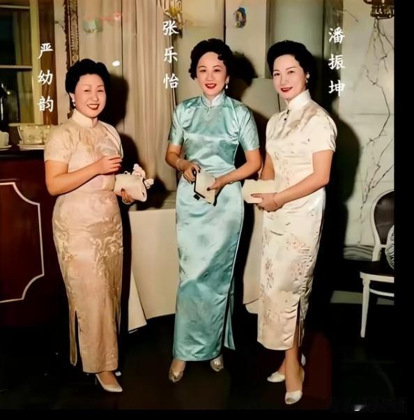 1950年代纽约，宋子文夫人张乐怡、顾维钧夫人严幼韵与上海名门潘振坤相聚。远赴海