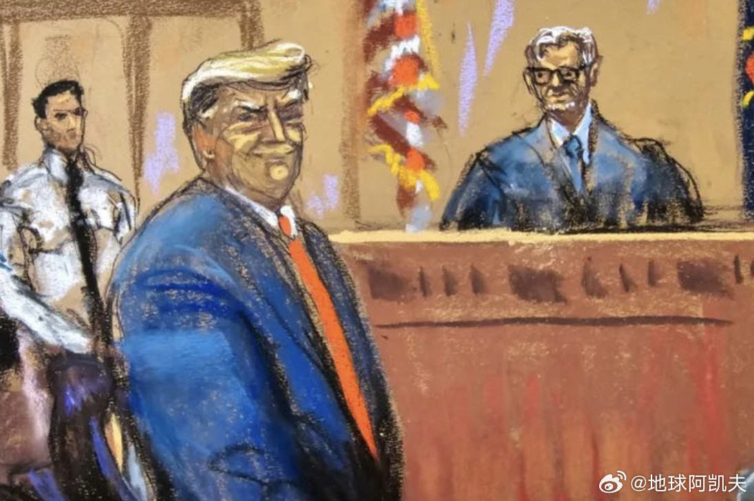 这张法庭素描图是谁画的😂😂海外新鲜事热点现场朝观西洋浪