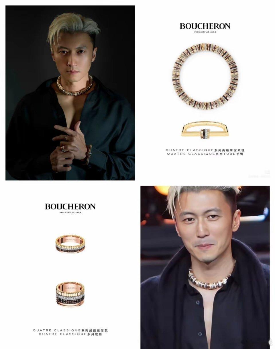 谢霆锋太豪横了。他是有多爱宝诗龙呀？别人最多戴一个，他是把戒指穿一串戴脖子上。不