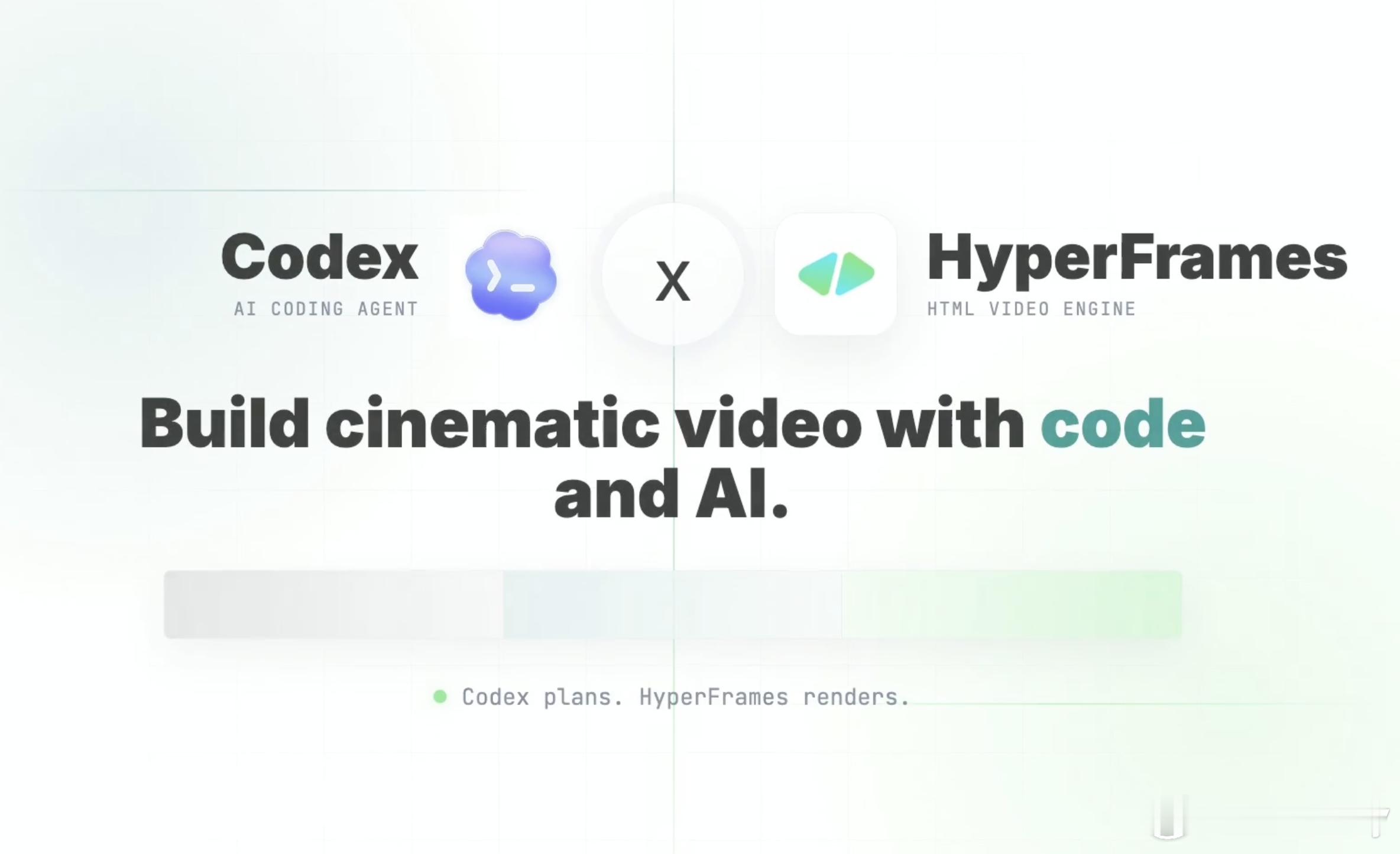 🚀Codex+HyperFrames｜一句话生成专业视频🔥AI内容创作革