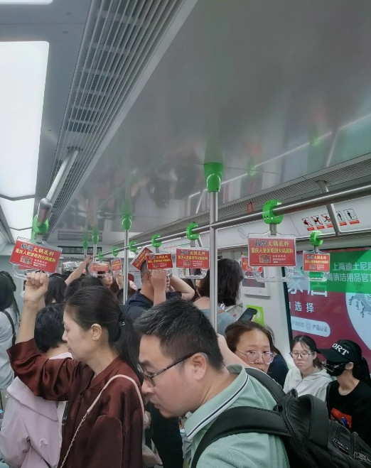 南京地铁工作人员已经疯了！苜蓿园地铁站因为挨着钟山风景区，人太多了，安检通道