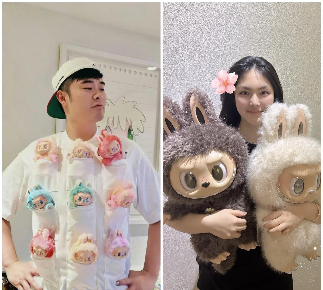 有人说，玩Labubu的，要么是有钱，要么是有病。看完陈赫和李湘的操作，这话竟然