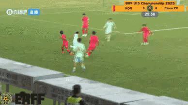 中国U15国少1比1侥幸逼平韩国U15队，中国队仅依靠一个可判可不判的点球打进1