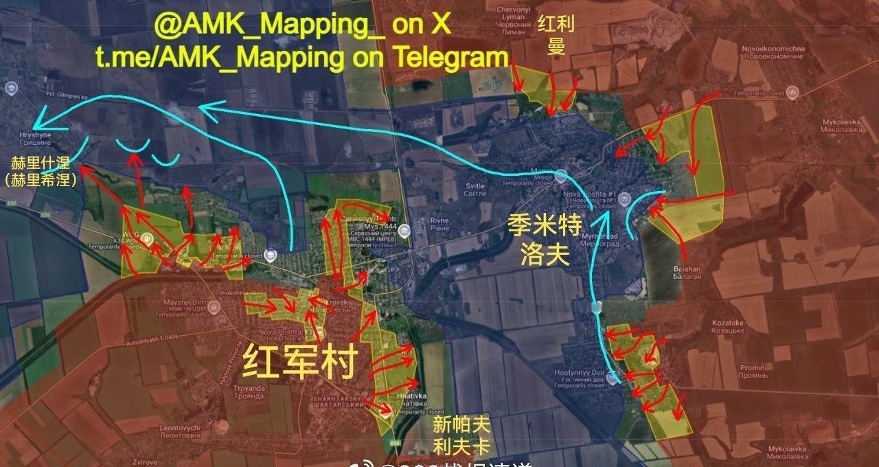 新西兰信源“AMK_Mapping”报告了截至2025年10月31日红军村市及其
