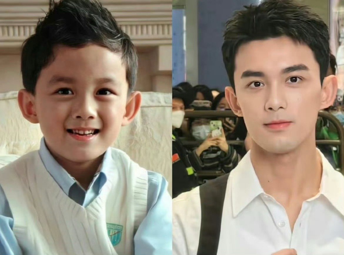 吴磊没想到长大后长这么爽吴磊的生长过程像开了颜值外挂！小时候是全民想偷的萌娃，