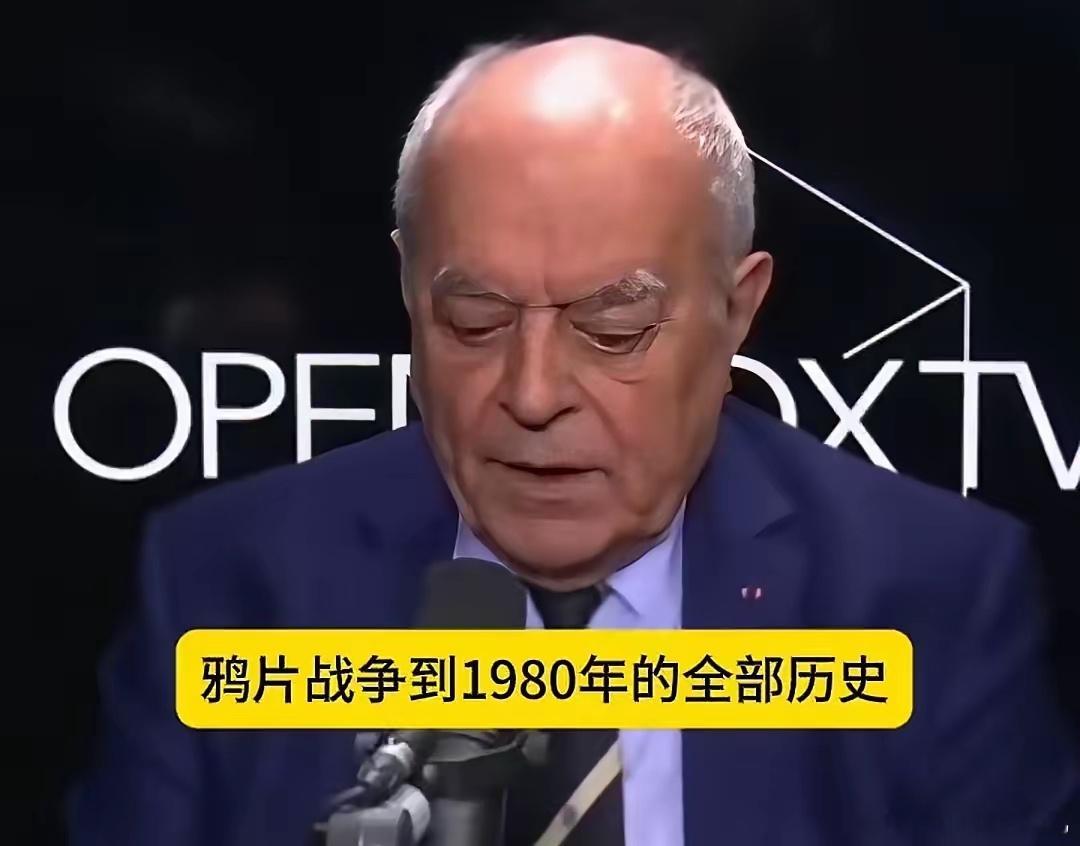 法国一档节目中，当地知名地缘专家提到：不必从头讲起中国自1840年鸦片战争以来的