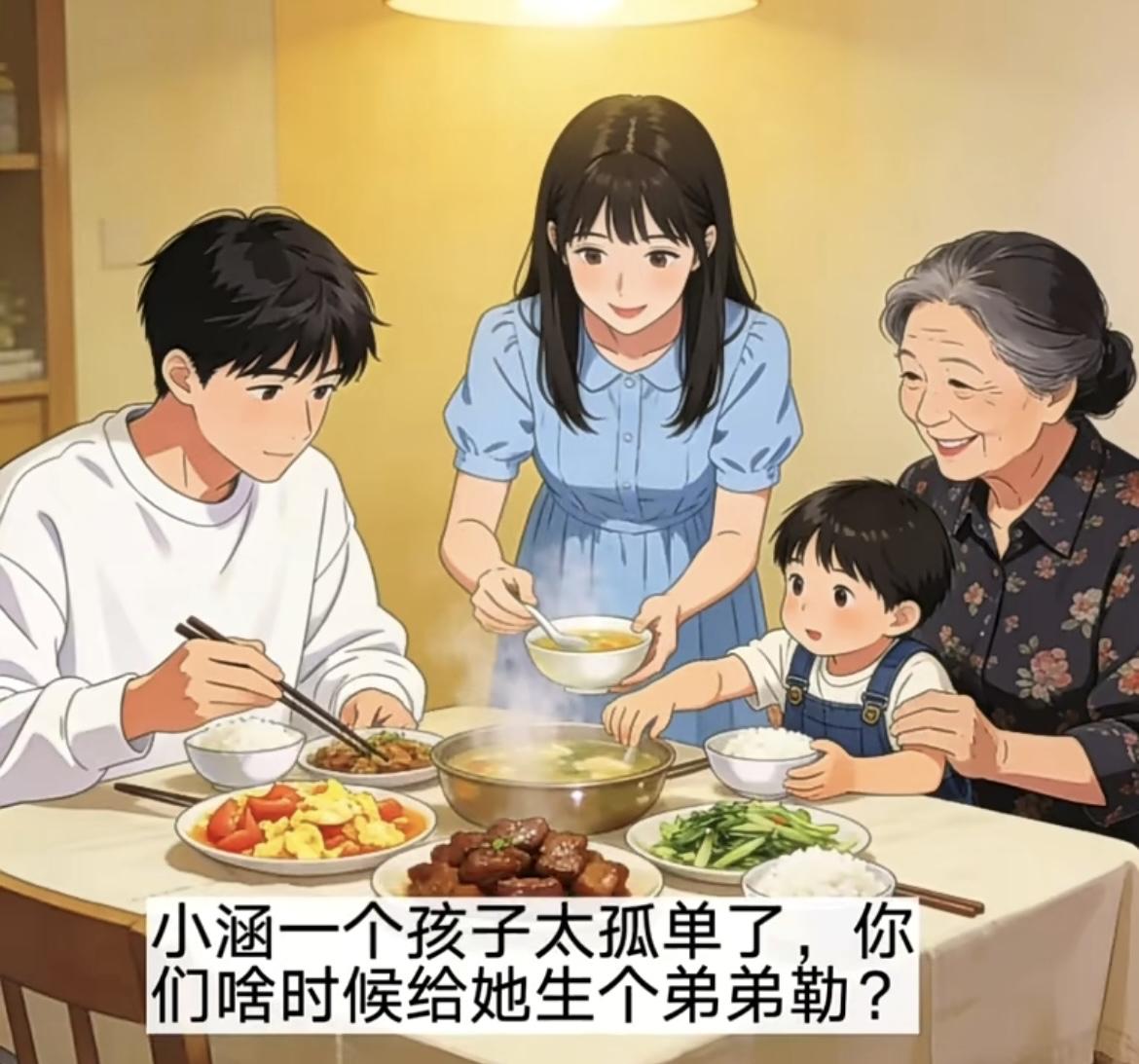 “家里有一老，如有一宝，你们上班，我给你们带孩子，不知羡慕多少人”[吃瓜群众